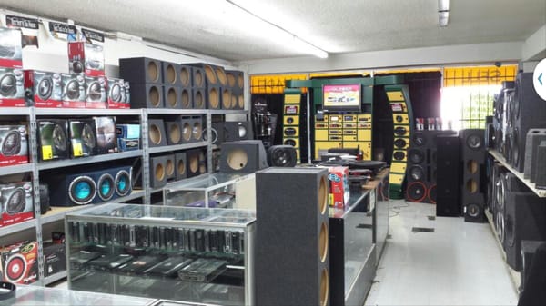 Large selection of new and used car audio.  Full custom installations available.