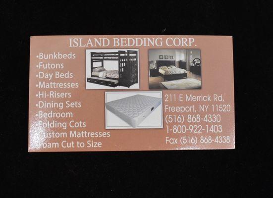 Island Bedding