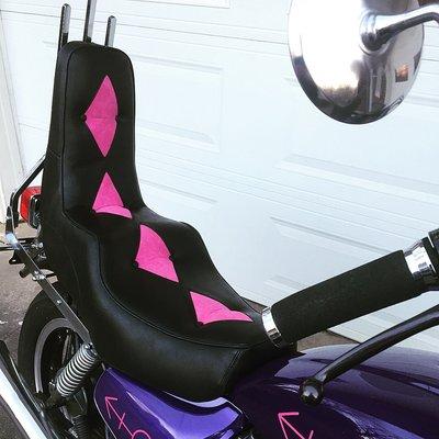 Prince - Purple Rain replica Motor cycle seat