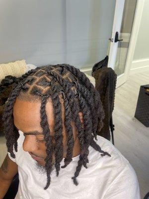 Loc Retwist x rope twist