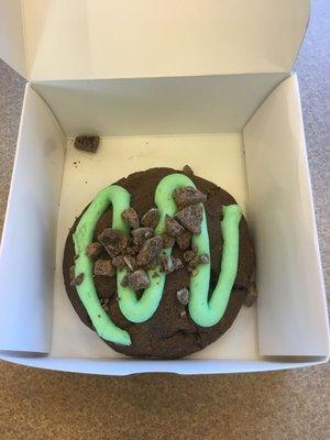 Mint brownie