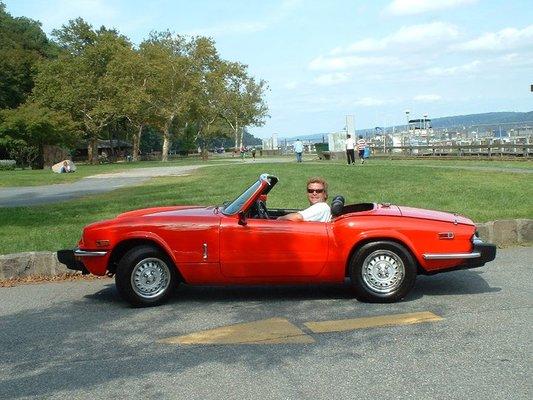 I restored this Triumph Spitfire 20 years ago, and presented it to my son for his graduation gift from Stevens institute of technology.....