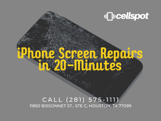 20-Mins Screen Repair for iPhone 6, iPhone 7, iPhone 8 and iPhone X | CellSpot