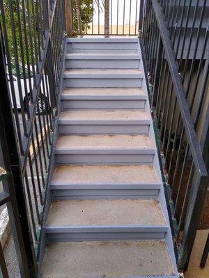 External Metal Staircase - Refurbished