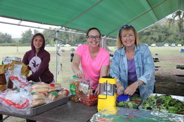 Some of our awesome volunteers serving at our annual Family Camp