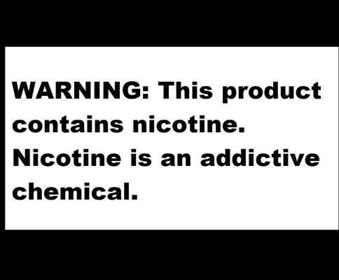 Nicotine disclosure