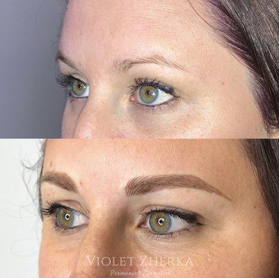 Microblading done to perfection!