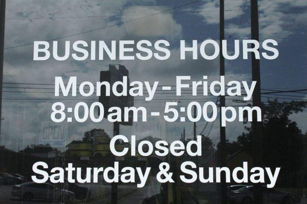 Business Hours