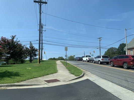 Busy Intersection  Road Sign