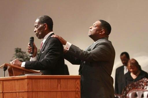 Bishop Rudolph McKissick, Sr. and Bishop Rudolph McKissick, Jr., senior pastors of The Bethel Church