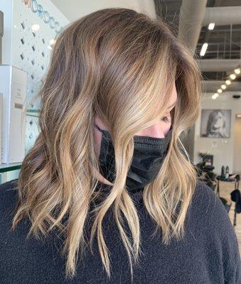 Cut and color by Melissa Santo @hairbymelissasanto