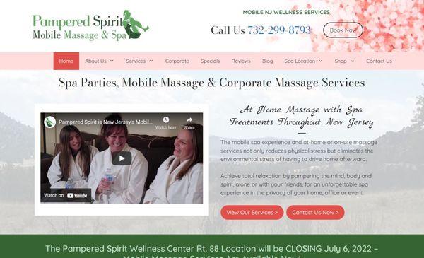 Visit the new website for Pampered Spirit at pamperedspirit.com