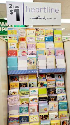 Greeting cards 2 for $1.