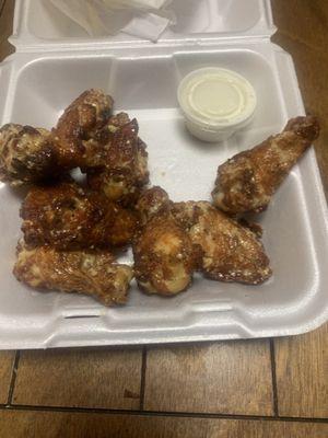 Parmesan wings