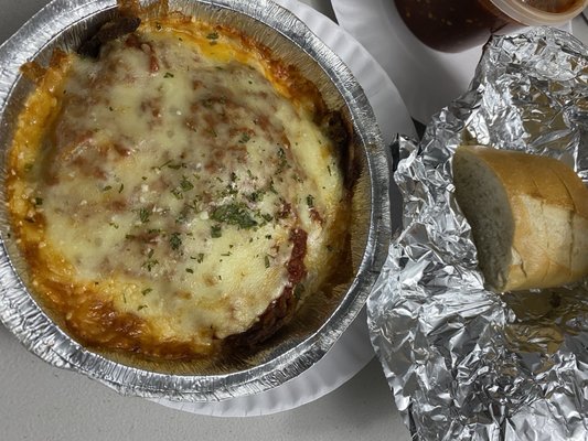 Eggplant parm lunch special