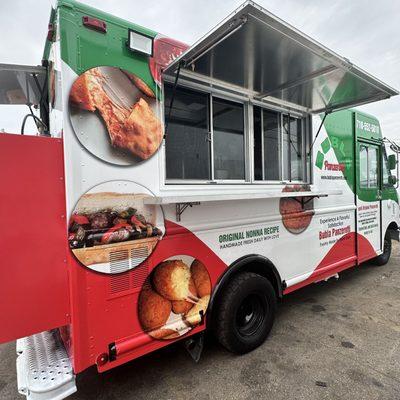 Food Truck Serving Window Side