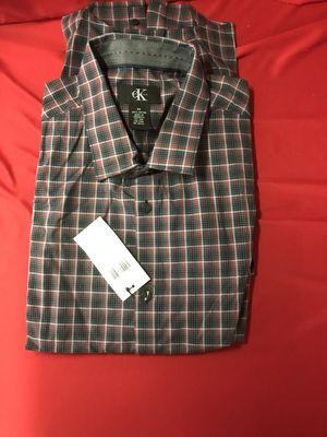 Calvin Klein Men's long sleeve bottom down dress shirts $7