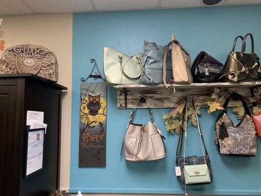 We just got a new shipment of Purses in. Priced to sell all under $50