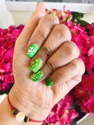 St. Paddy's nails