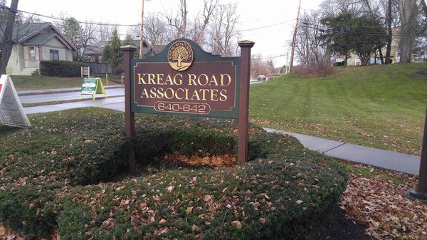 Nurturing Hands Massage is in suite 202 at Kreag Road Associates -- 640 Kreag Road. Watch for the sign!