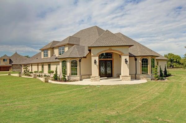 Custom build by 1st Choice Homes in Stone Canyon - Owasso