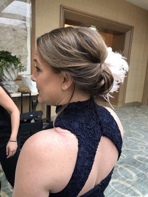 Themed party hair