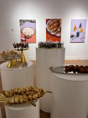 Laila Sedki solo exhibition: A Taste of the Nile - catered private event