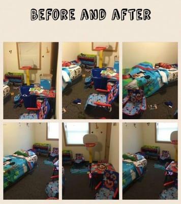 Children's Rooms will be no problem for Hands Off Cleaning LLC