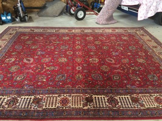 Beautiful oriental rug.