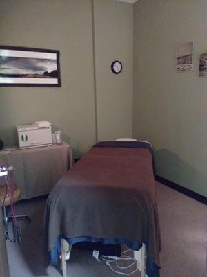 The massage room