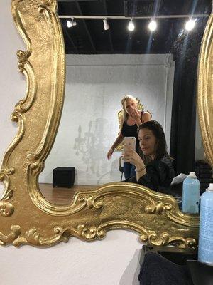 gorgeous gold mirrors fit for a queen