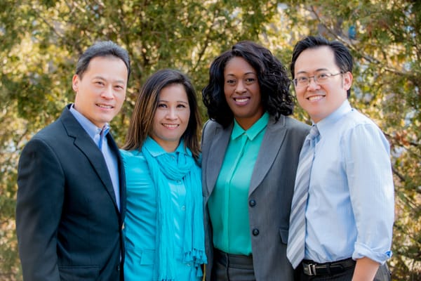 Our Team - Dr. William Wang, Sandra, Keisha, Dr. Thomas Lin