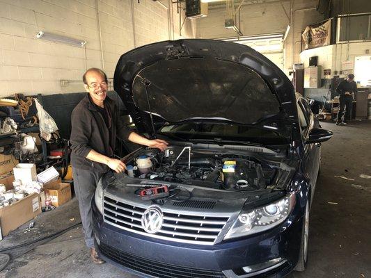 Getting sparks plug changed on my 2013 VW CC 2.0 turbo