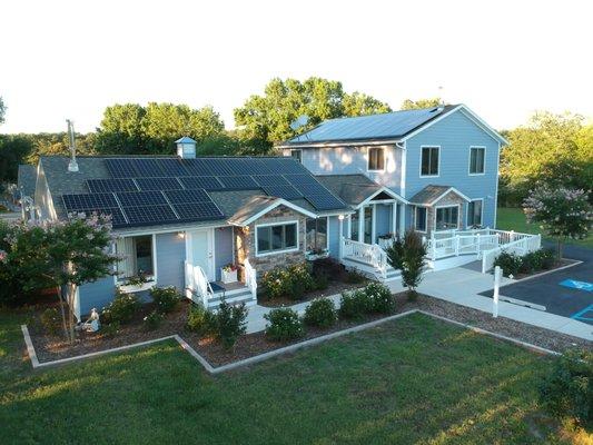 Aerial view of Coastal Veterinary