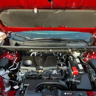 Engine compartment detail.