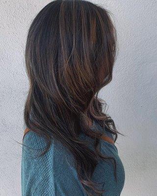 Balyage and Haircut