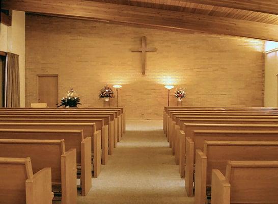 Chapel at Roeder Mortuary on Ames