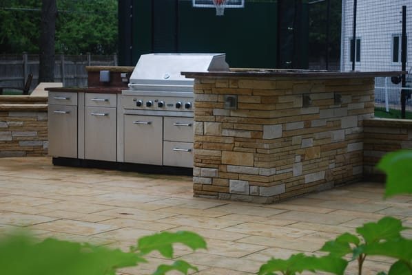 Custom outdoor kitchen