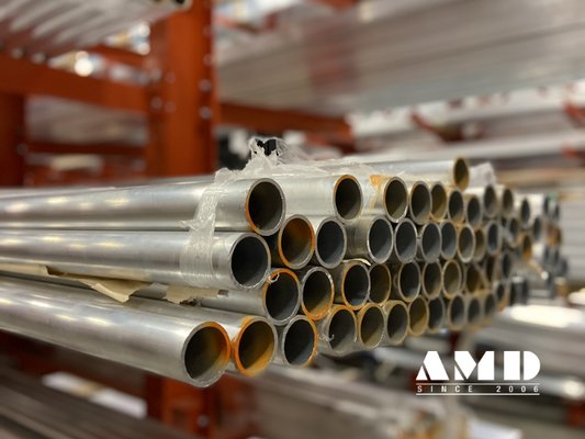 Aluminum pipes for sale at AMD Supply