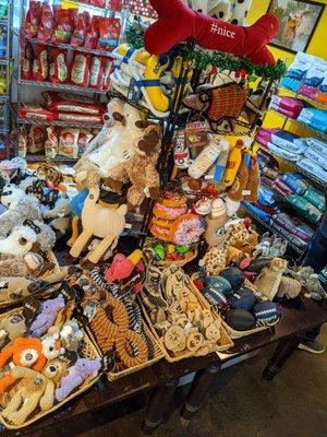 Plenty of toys for your pups and kitties