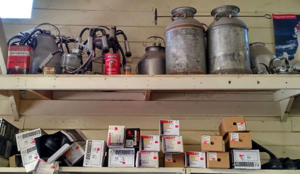 This was how shelves were stocked when I was a kid.  Need "cow tonic"?  They got it.  Give a can to your favorite "sweet someone".