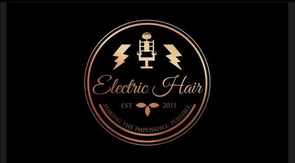 Business Logo. Electric Hair. Making the impossible, possible.