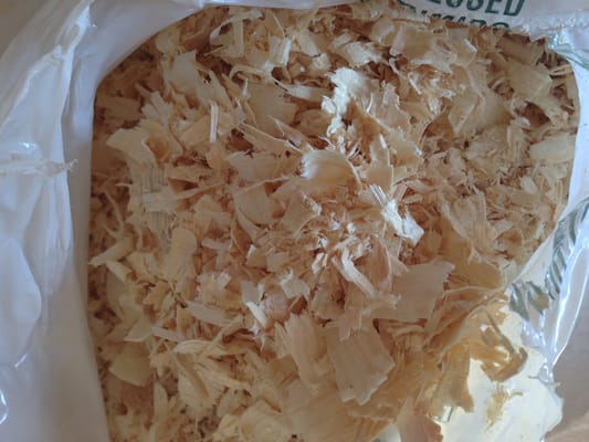 Wood shavings