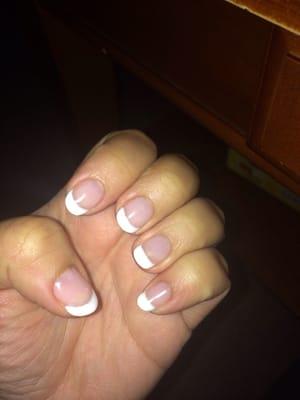 No-chip French manicure by Allison!