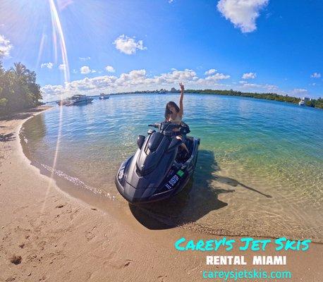 Island Stops at Paradise Island near the Haulover Sandbar and Oleta River State Park