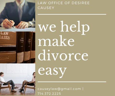 We help make divorce easy.