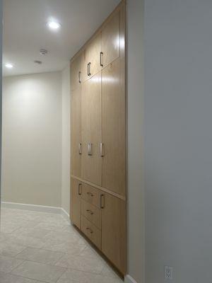 custom storage/pantry closet