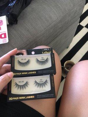 $3 lashes! What a great bargain!