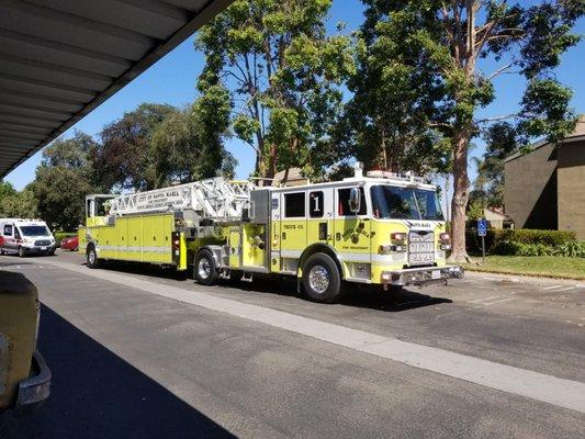 SMFD truck 1 on a medical