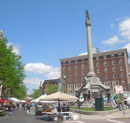 Standing guard over the Farmers Market